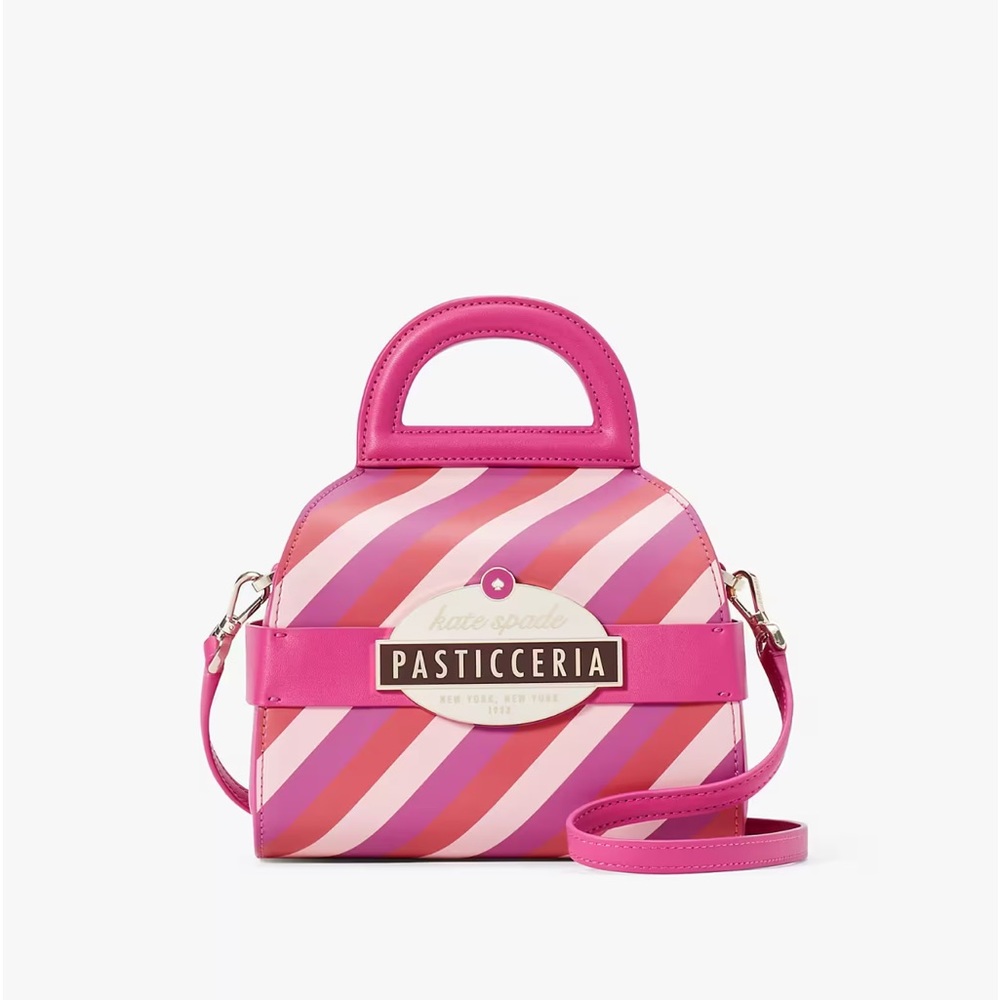 ♠️Kate Spade Dolci Pastry Box Crossbody Bag, Pink Multi NWT